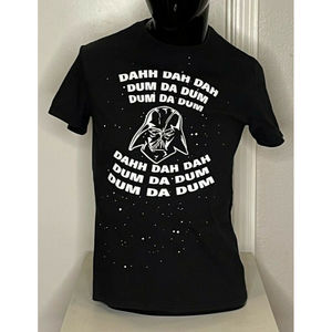 STAR WARS Darth Vader T-Shirt Black Medium Funny Movie Inspired Graphic Tee